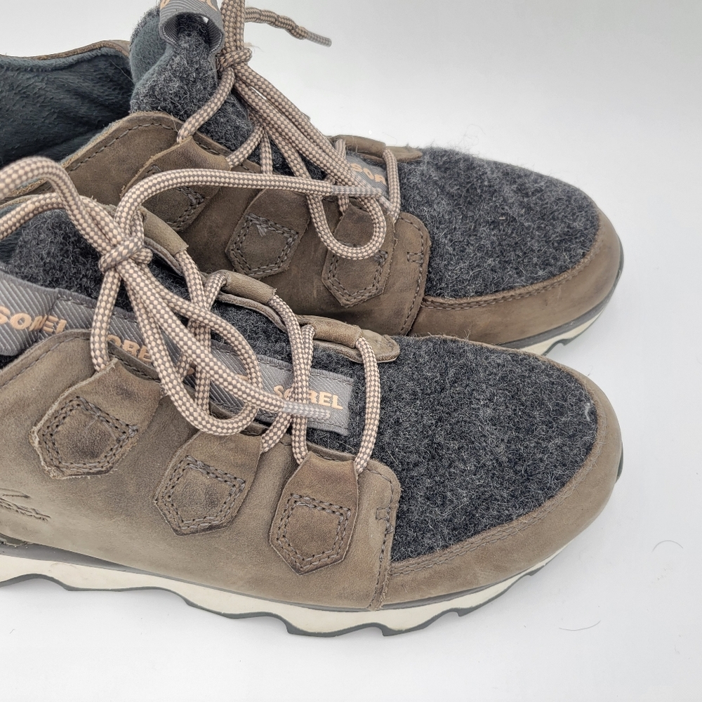 Sorel Kinetic Caribou Lace Up Booties size 7.5 Waterproof - Picture 4 of 7